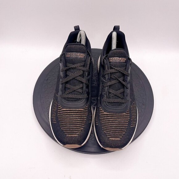 Skechers Womens BOBS Sneakers Shoes Squad Ring Master Black/Gold Sz 9.5 31347 - Picture 9 of 9